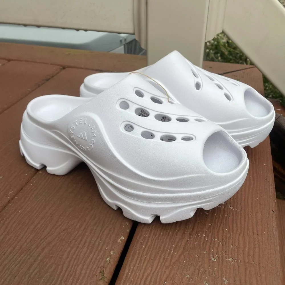 NWT ADIDAS by STELLA MCCARTNEY CLOG 8 Women's Platform Open Toe Slip On NEW - Picture 6 of 12